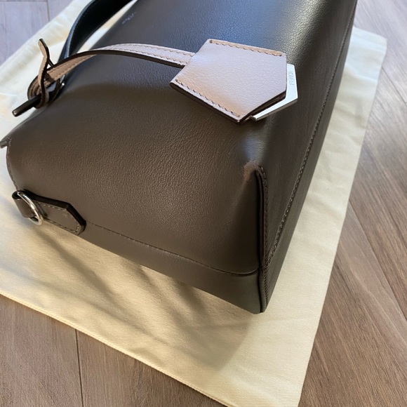 FENDI. Small Boston bag in soft Coal calfskin - Picture 3 of 8